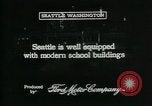 Standbild Schule Gebäude Seattle Washington USA, 1917, aus Sekunde 8 historischem Filmmaterial Videoclip 65675048841