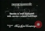 Standbild Schule Gebäude Seattle Washington USA, 1917, aus Sekunde 9 historischem Filmmaterial Videoclip 65675048841