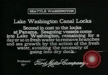 Immagine di Canal si blocca Seattle Washington USA, 1917, secondo 9 filmato di repertorio 65675048842