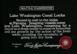 Immagine di Canal si blocca Seattle Washington USA, 1917, secondo 10 filmato di repertorio 65675048842