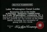 Immagine di Canal si blocca Seattle Washington USA, 1917, secondo 21 filmato di repertorio 65675048842