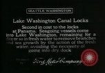 Immagine di Canal si blocca Seattle Washington USA, 1917, secondo 34 filmato di repertorio 65675048842