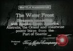 Standbild Seattle Hafen Seattle Washington USA, 1917, aus Sekunde 14 historischem Filmmaterial Videoclip 65675048844