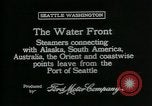 Standbild Seattle Hafen Seattle Washington USA, 1917, aus Sekunde 16 historischem Filmmaterial Videoclip 65675048844