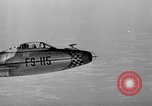 Image of F-84F aircraft Ohio United States USA, 1950, second 1 stock footage video 65675048858