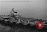 Standbild USA Flugzeugträger Franklin D Roosevelt Panama, 1954, aus Sekunde 5 historischem Filmmaterial Videoclip 65675048877