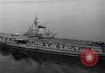 Standbild USA Flugzeugträger Franklin D Roosevelt Panama, 1954, aus Sekunde 6 historischem Filmmaterial Videoclip 65675048877