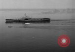 Standbild USA Flugzeugträger Franklin D Roosevelt Panama, 1954, aus Sekunde 20 historischem Filmmaterial Videoclip 65675048877