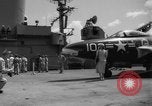 Standbild USA Flugzeugträger Franklin D Roosevelt Panama, 1954, aus Sekunde 37 historischem Filmmaterial Videoclip 65675048878