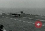 Standbild British Royal Navy Supermarine Angreifer F1 Flugzeuge Atlantik, 1953, aus Sekunde 27 historischem Filmmaterial Videoclip 65675048899