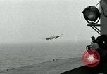 Standbild British Royal Navy Supermarine Angreifer F1 Flugzeuge Atlantik, 1953, aus Sekunde 40 historischem Filmmaterial Videoclip 65675048899