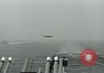 Standbild British Royal Navy Supermarine Angreifer F1 Flugzeuge Atlantik, 1953, aus Sekunde 42 historischem Filmmaterial Videoclip 65675048899