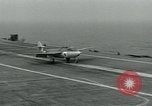 Standbild British Royal Navy Supermarine Angreifer F1 Flugzeuge Atlantik, 1953, aus Sekunde 47 historischem Filmmaterial Videoclip 65675048899