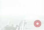 Image of British Royal Navy Vampire jet aircraft makes arrested landing aboard the U.S. carrier USS Antietam Atlantic Ocean, 1953, second 1 stock footage video 65675048902