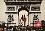 Image of Arc de Triomphe Paris France, 1945, second 17 stock footage video 65675048973