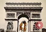 Image of Arc de Triomphe Paris France, 1945, second 34 stock footage video 65675048973