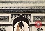 Image of Arc de Triomphe Paris France, 1945, second 56 stock footage video 65675048973