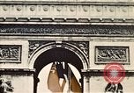 Image of Arc de Triomphe Paris France, 1945, second 62 stock footage video 65675048973