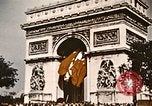 Image of Arc de Triomphe Paris France, 1945, second 60 stock footage video 65675048978