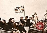 Standbild British flag London England Vereinigtes Königreich, 1945, aus Sekunde 1 historischem Filmmaterial Videoclip 65675048980