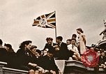 Standbild British flag London England Vereinigtes Königreich, 1945, aus Sekunde 3 historischem Filmmaterial Videoclip 65675048980