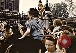Image of Victory in Europe Day celebration at Buckingham Palace London England United Kingdom, 1945, second 43 stock footage video 65675048983