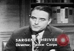Standbild Robert Sargent Shriver Washington DC USA, 1963, aus Sekunde 45 historischem Filmmaterial Videoclip 65675048998