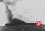 Image of USS Essex attacked by Kamikaze Pacific Theater, 1944, second 53 stock footage video 65675049006