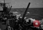 Image of USS Minneapolis (CA-36) firing guns in battle for  Wake Island Pacific Theater, 1942, second 16 stock footage video 65675049022