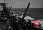 Image of USS Minneapolis (CA-36) firing guns in battle for  Wake Island Pacific Theater, 1942, second 17 stock footage video 65675049022