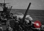 Image of USS Minneapolis (CA-36) firing guns in battle for  Wake Island Pacific Theater, 1942, second 21 stock footage video 65675049022