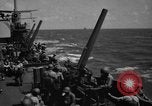 Image of USS Minneapolis (CA-36) firing guns in battle for  Wake Island Pacific Theater, 1942, second 26 stock footage video 65675049022