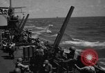 Image of USS Minneapolis (CA-36) firing guns in battle for  Wake Island Pacific Theater, 1942, second 28 stock footage video 65675049022