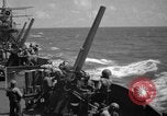 Image of USS Minneapolis (CA-36) firing guns in battle for  Wake Island Pacific Theater, 1942, second 34 stock footage video 65675049022