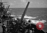 Image of USS Minneapolis (CA-36) firing guns in battle for  Wake Island Pacific Theater, 1942, second 35 stock footage video 65675049022
