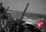 Image of USS Minneapolis (CA-36) firing guns in battle for  Wake Island Pacific Theater, 1942, second 43 stock footage video 65675049022