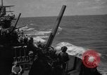 Image of USS Minneapolis (CA-36) firing guns in battle for  Wake Island Pacific Theater, 1942, second 45 stock footage video 65675049022