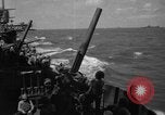 Image of USS Minneapolis (CA-36) firing guns in battle for  Wake Island Pacific Theater, 1942, second 53 stock footage video 65675049022