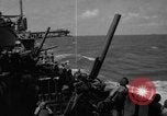 Image of USS Minneapolis (CA-36) firing guns in battle for  Wake Island Pacific Theater, 1942, second 59 stock footage video 65675049022