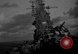 Image of Japanese aircraft attacking the USS Yorktown (CV-10) Pacific Theater, 1944, second 1 stock footage video 65675049026