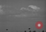 Image of Japanese aircraft attacking the USS Yorktown (CV-10) Pacific Theater, 1944, second 15 stock footage video 65675049026