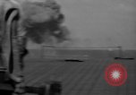 Image of Japanese aircraft attacking the USS Yorktown (CV-10) Pacific Theater, 1944, second 41 stock footage video 65675049026