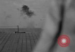 Image of Japanese aircraft attacking the USS Yorktown (CV-10) Pacific Theater, 1944, second 45 stock footage video 65675049026