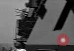 Image of Japanese aircraft attacking the USS Yorktown (CV-10) Pacific Theater, 1944, second 52 stock footage video 65675049026