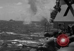Image of Japanese aircraft attacking the USS Yorktown (CV-10) Pacific Theater, 1944, second 61 stock footage video 65675049026