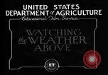 Image of weather forecasting United States USA, 1925, second 8 stock footage video 65675049043