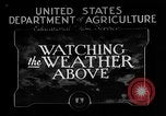 Image of weather forecasting United States USA, 1925, second 17 stock footage video 65675049043