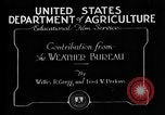 Image of weather forecasting United States USA, 1925, second 23 stock footage video 65675049043