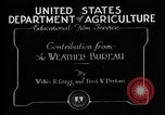 Image of weather forecasting United States USA, 1925, second 27 stock footage video 65675049043