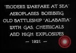 Image of USS Alabama BB-8 bombing Atlantic Ocean, 1921, second 24 stock footage video 65675049048